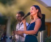 »Večeri v atriju«: NINA STRNAD in JAKA KOPAČ z instrumentalisti